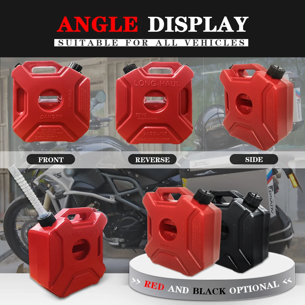 2 Color 5L Fuel Tanks Petrol Cans Car Jerry Can Mount Motorcycle Jerrycan Gas Can Gasoline Oil Container fuel Canister For BMW