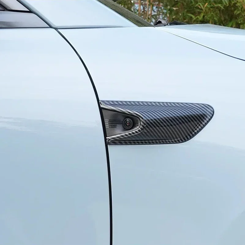 

Крышка головного убора для двери фотоаппарата NIO ET5 EV, листья, защита от царапин, автомобильные высококачественные декоративные аксессуары для стайлинга, 2022, 2023
