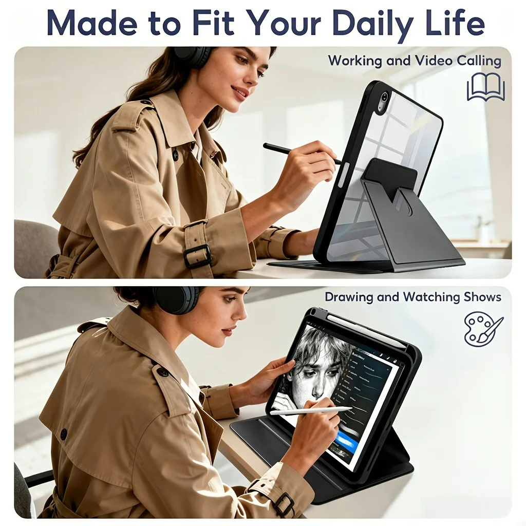 Premium Protective Case with Sleep/Wake Feature for Tablets - Sleek and Durable Cover
