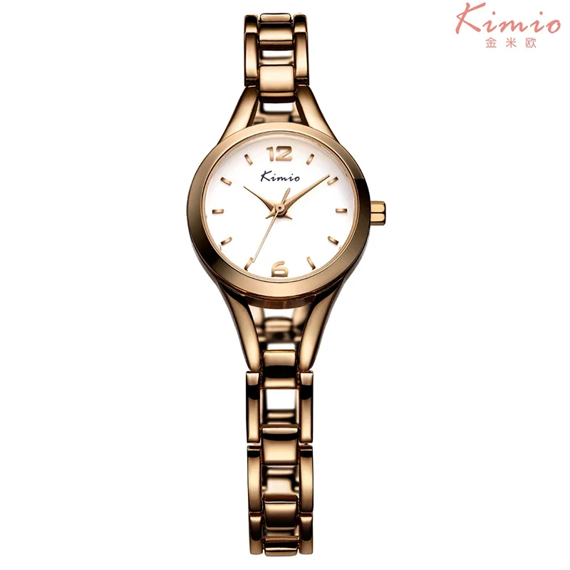 

NO.2 Kimio Brand Casual Fashion Quartz Bracelet Wristwatches Stainless Steel Waterproof Lady Dress Watches Relogio Feminino