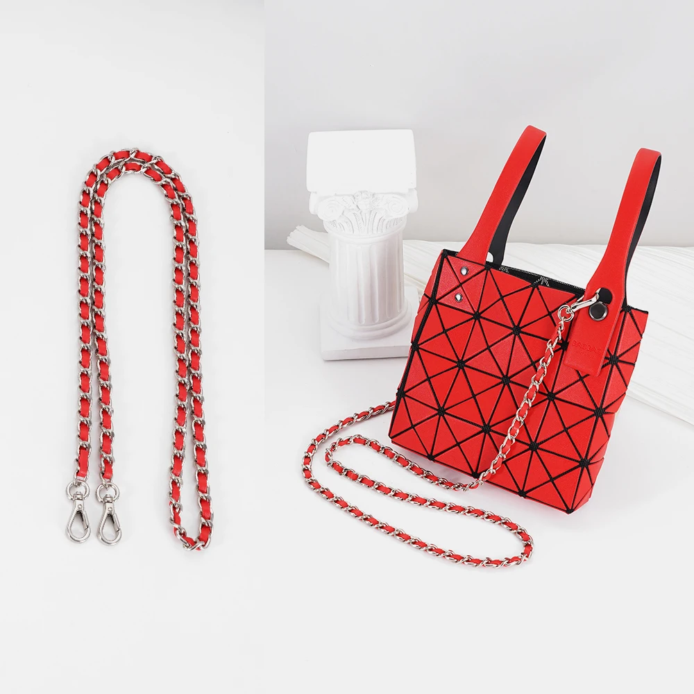 

Fashion Women Handbag Chain Strap Quality Diy Metal Leather Handle Bag Strap