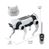 2 IN 1 RC Mechanical Dog Remote Control Cat Children's Toy DIY Assembly Science Electric Robot Dog Cat Model Set Educational Toy 5
