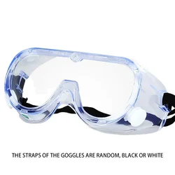 Enhanced Wide - Vision Anti - Fog Safety Goggles with Adjustable Soft Comfort Fit (Transparent)