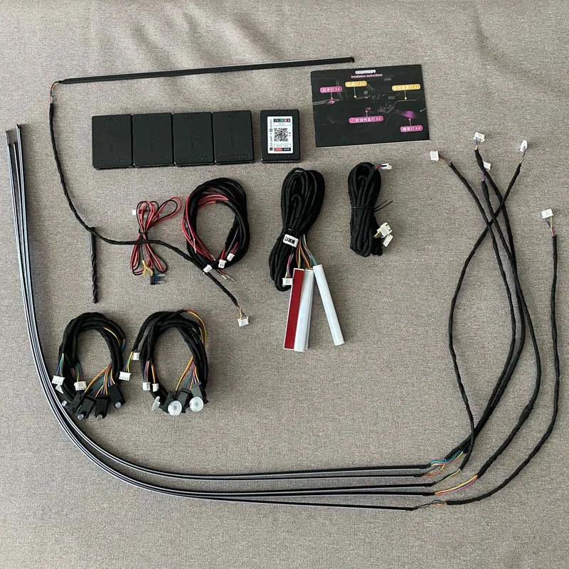 

Universal LED Car Interior Ambient Lights RGB 64 Color Acrylic Strip Controller Storage Handle Light Decoration Lamp Accessories