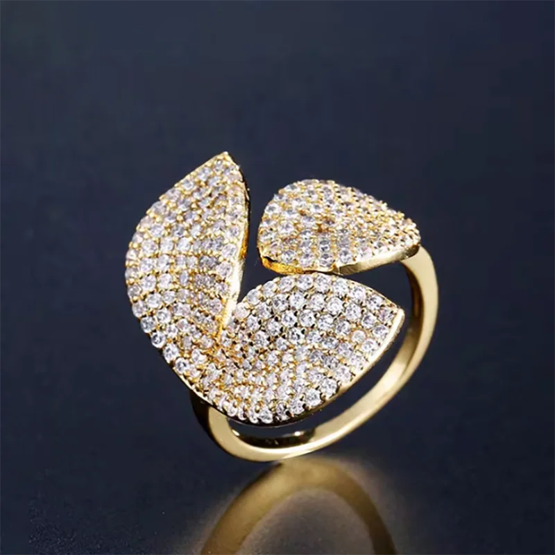 Best Aliexpress Jewelry Best Selling Trendy Luxury Petals Silver