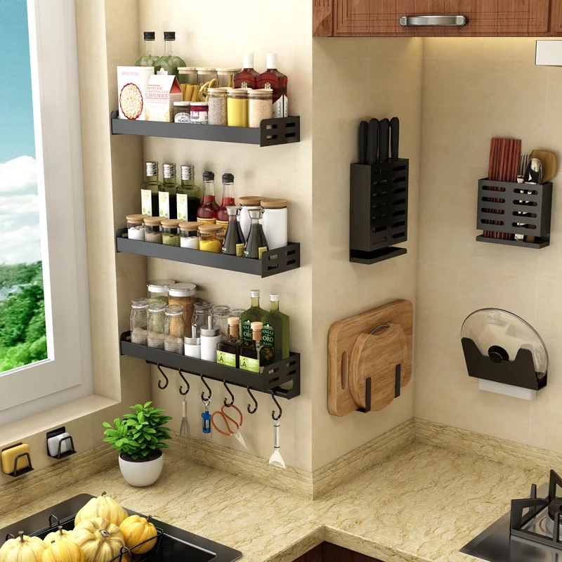 https://ae01.alicdn.com/kf/S6b1b0df3d77d4d62b47788bdf795952et/High-Quality-Kitchen-Organizer-Punch-free-Black-Wall-mounted-Kitchen-Rack-Multi-function-Spice-Storage-Rack.jpg