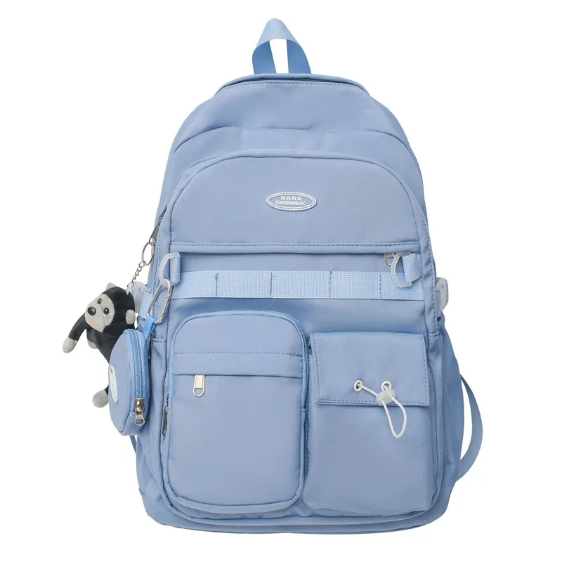 

College Student Backpack Women School Bag for Teenagers Girls Nylon Leisure Campus Japanese Bagpack