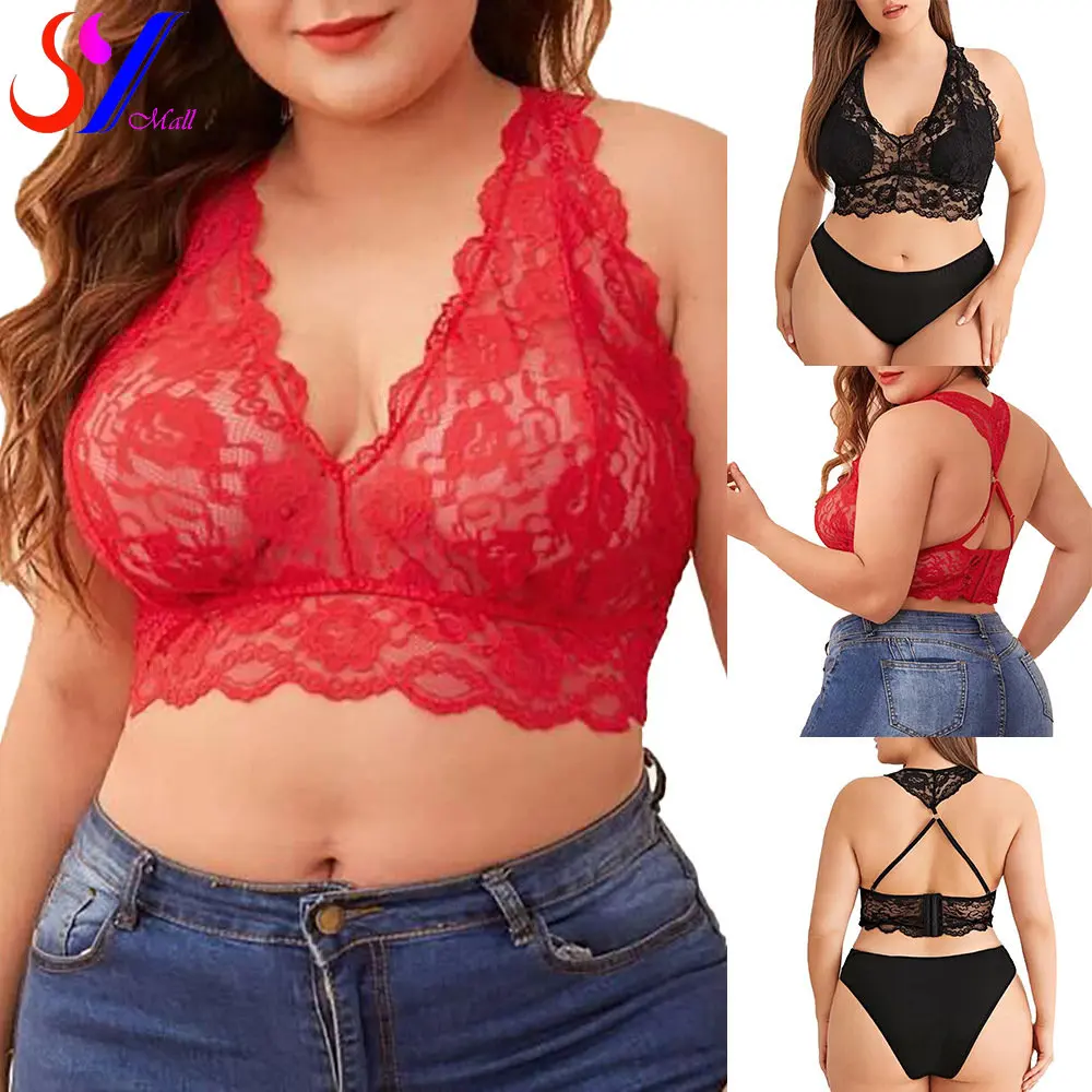 

Lace Bras for Women Lingerie Sexy Large Size Underwear Corset Fat Bra