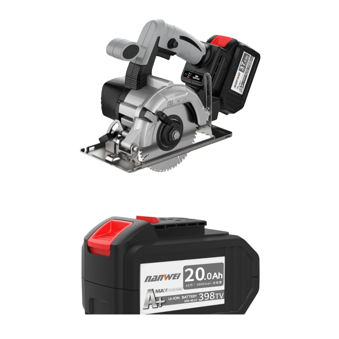 

Nanwei 5 inch angle adjustment woodcutting machine Cordless Circular Saw Power tool