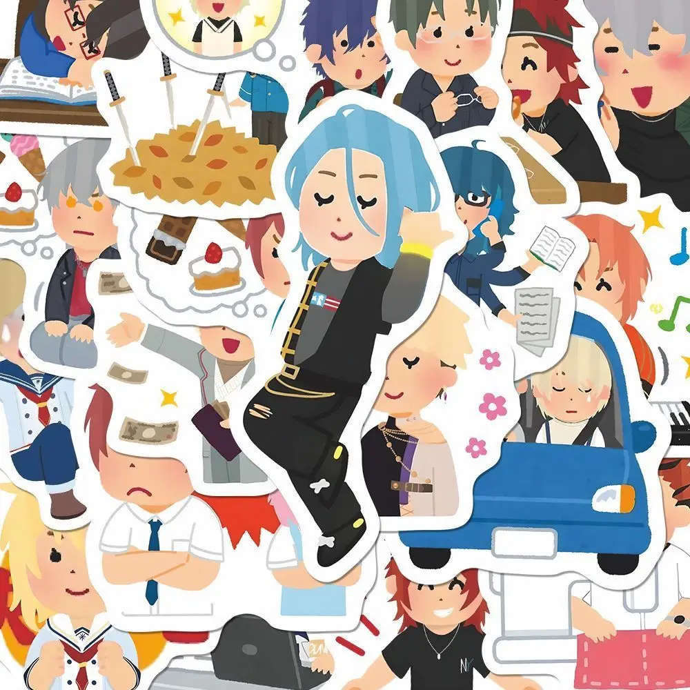 Ensemble Stars Irasutoya Anime Sticker Hibiki Wataru Sakuma Rei ES ...