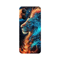 Floral Wolf Shockproof Silicone Phone Case - Soft TPU Cover for Poco C85 4G (1)