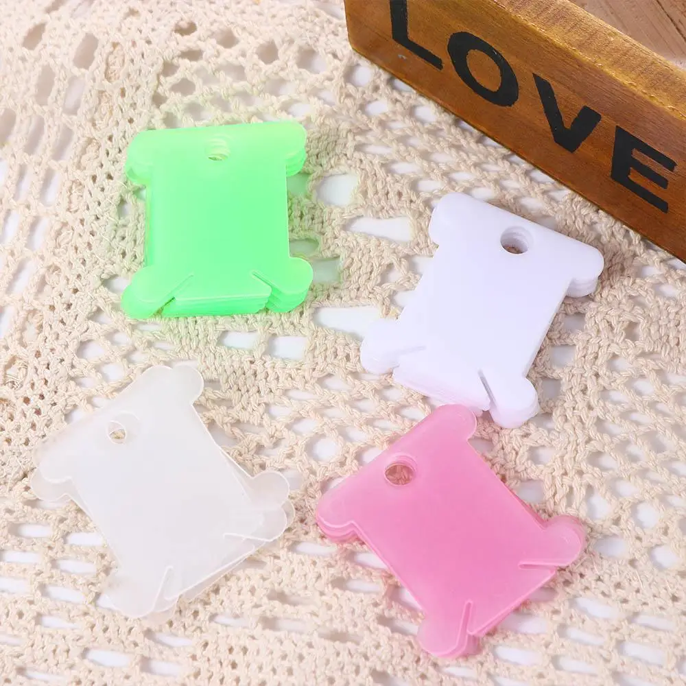 100pcs Embroidery Thread Holder Floss Craft Bobbin Cross Stitch Storage