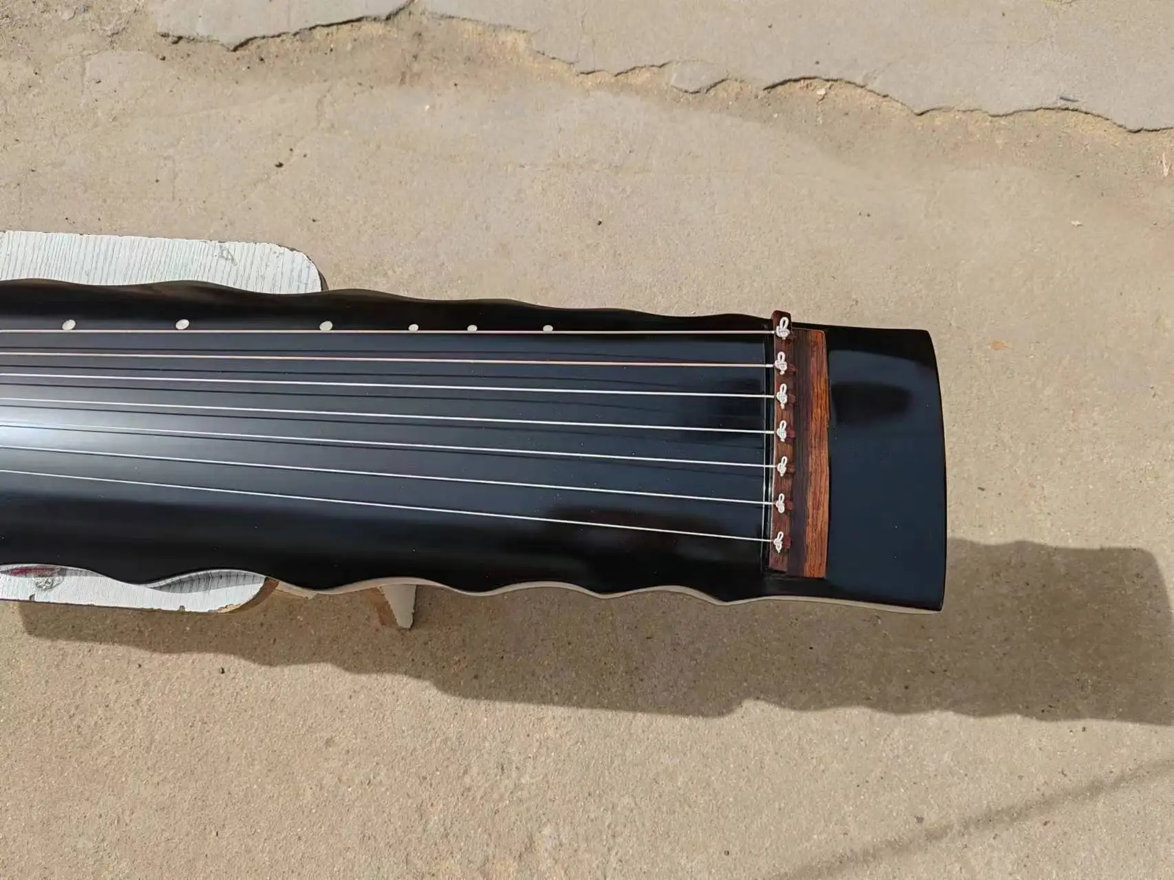 Guqin Sunset style black Chinese stringed instruments