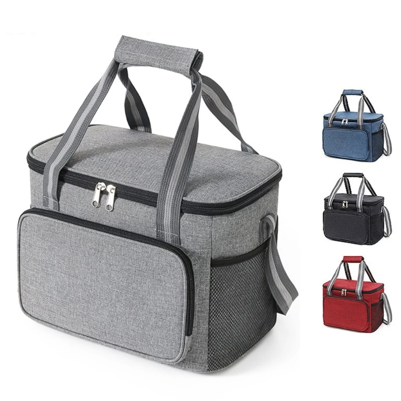 

Bento Bag Insulated Lunch Box for Adult Teen Work Office Travel Hiking Bag Tote Handbag Portable Dropship