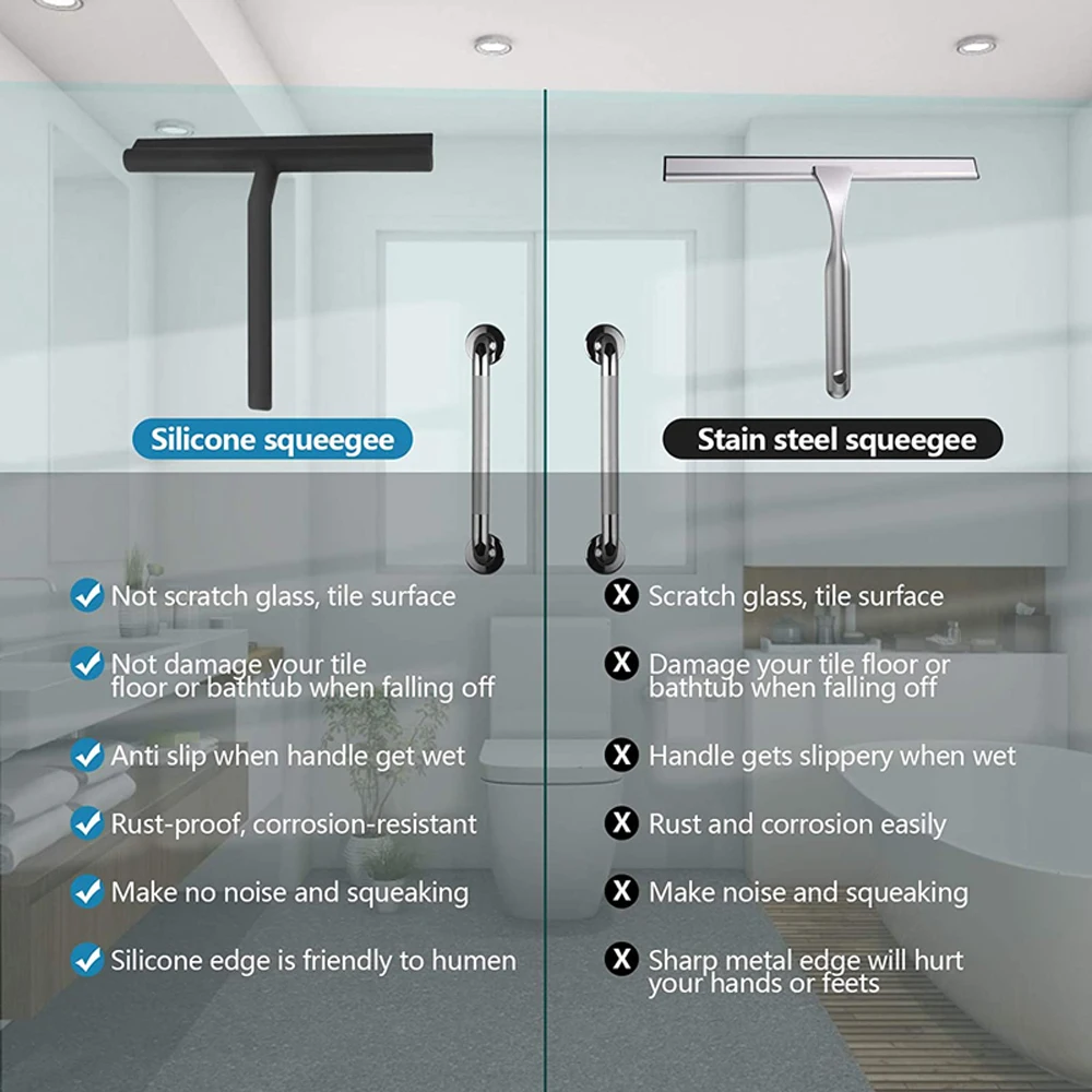 Рисунок 4 - Скребок настенный для душа со стеклянной