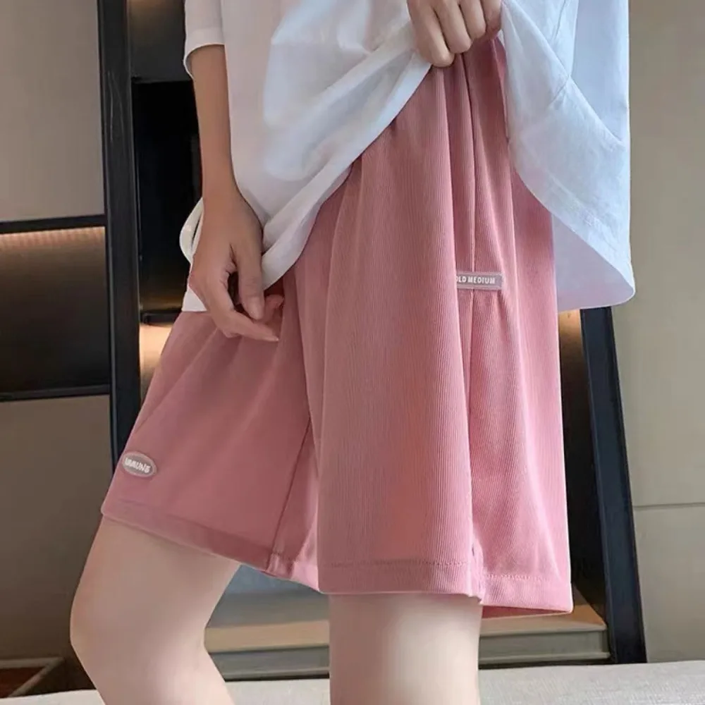 여성용 3 다리 바지, 부드러운 탄력, 한국 패션, 면, 신축성 허리, 긴 다리, 키 큰 스키니 룩