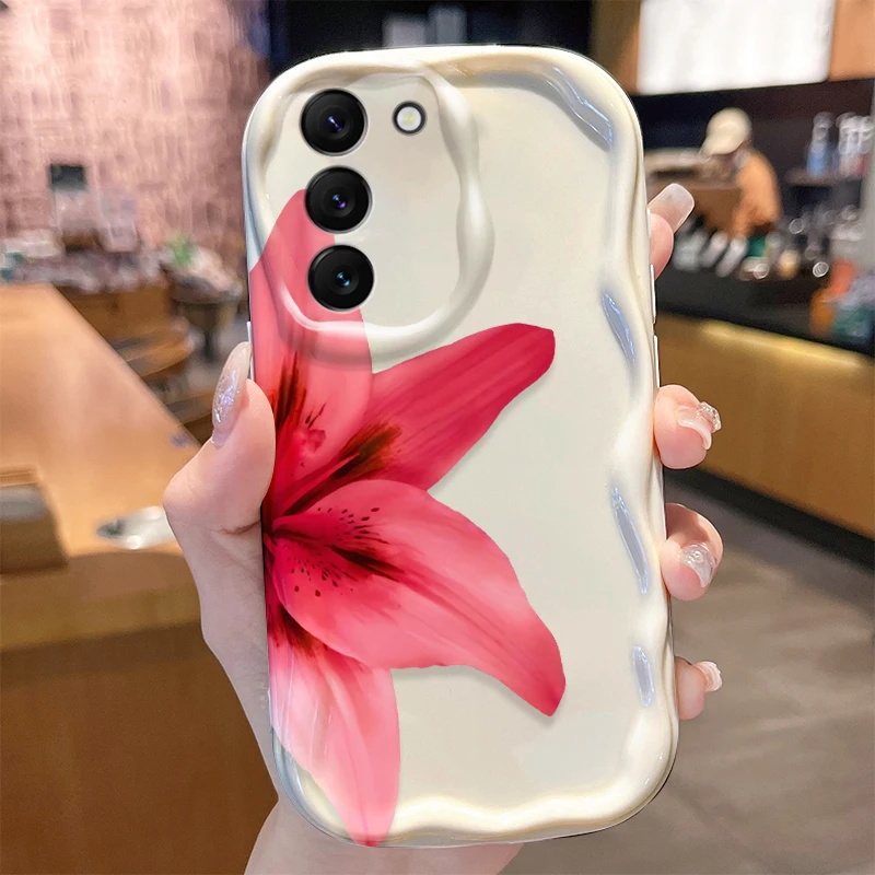 Elegant Floral Back Cover - Stylish Flower Design Protective Case