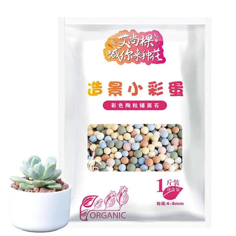 

Succulent Potting Rocks Plant Pebbles For Pots Matte Texture Mixed Color Cactus Bonsai DIY Projects Rocks Fish Tank Universal