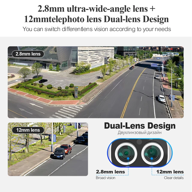 Techage HD 8CH Dual Lens Camera System 8X Mix Zoon Human Detection 8MP POE H.265 CCTV System Full Color Night Surveillance Kit - Image 4