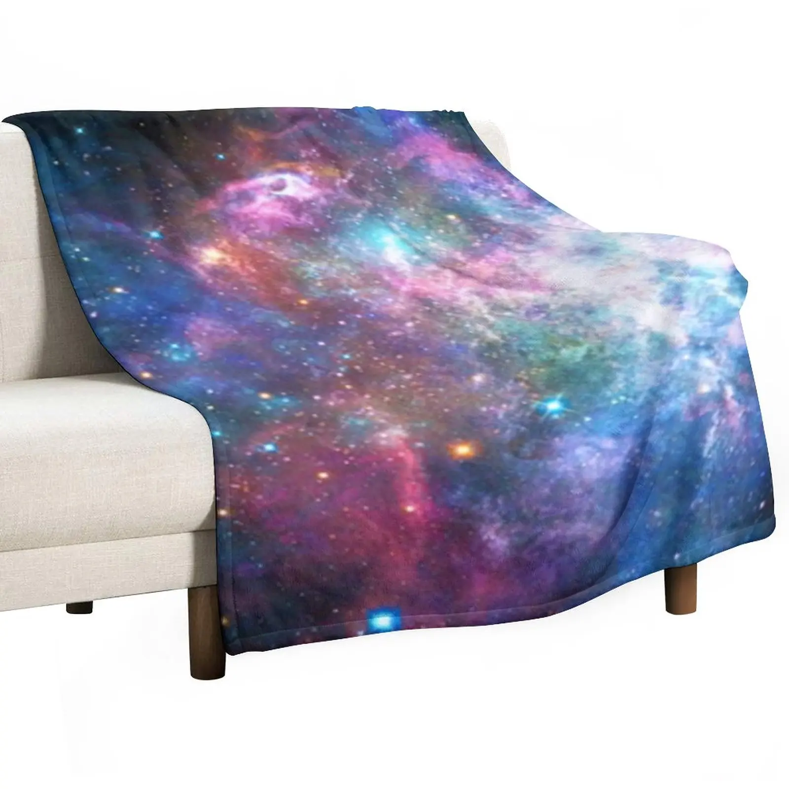 

Nebula Galaxy Print Throw Blanket Blankets For Baby Hairy Blankets Loose Blanket