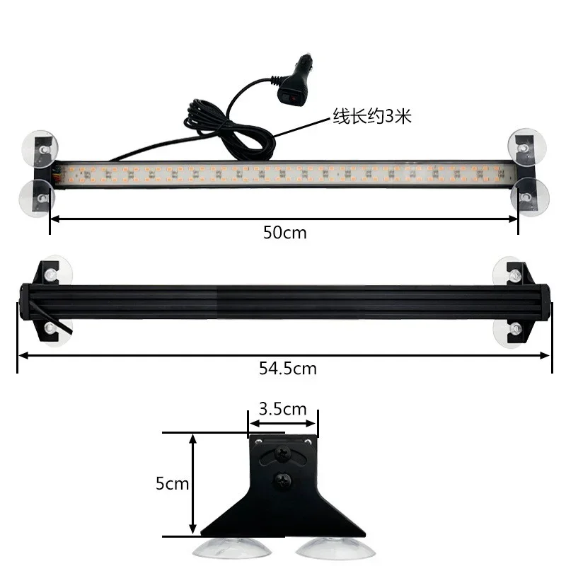 80LED Auto Notfall Strobe Licht Bar Windschutzscheibe Gefahr Warnung Blinkt  Saug Lampe 12-24v für Polizei Lkw Auto zubehör - AliExpress