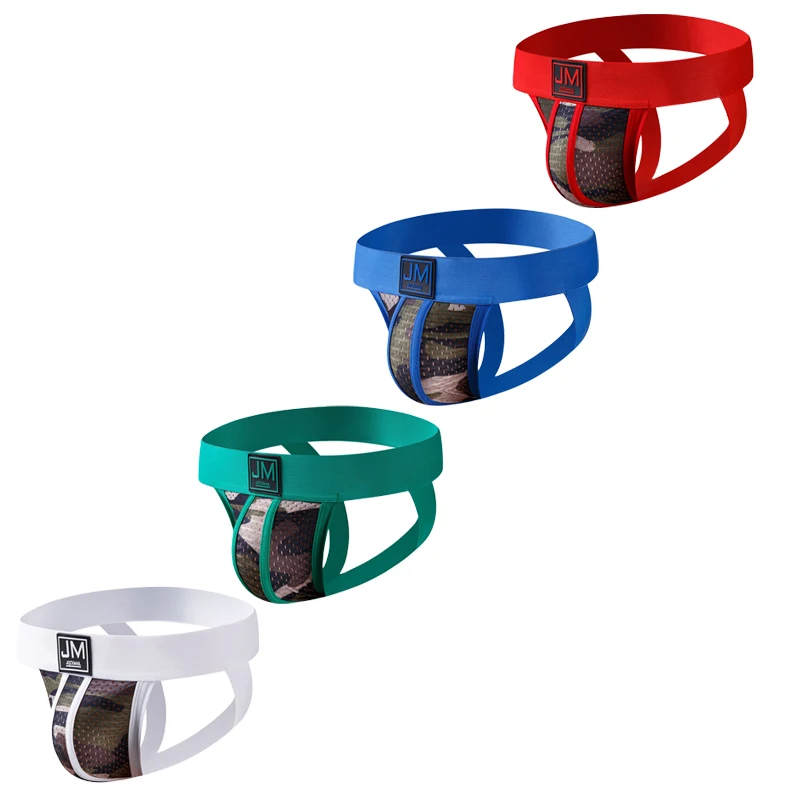

Jockmail Gay Ropa Interior Sexi Para Hombre Jockstrap PatrÓN De Camuflaje Tanga Hombre Ropa Interior Ver DetrÁS Nue Sans Slip