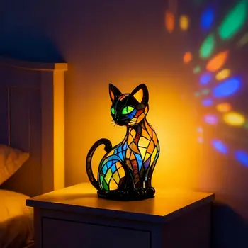 Retro Cat LED Lamp 1