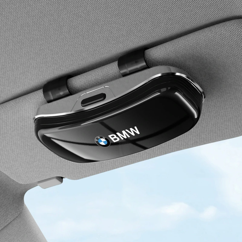 BMW M E46 E90 E60 F30 G20 X1 X2 X3 X4 X5 X6 X7 i3 i4 i5 i7 M2용 자동차 엠블럼 선바이저 안경 케이스 선글라스 보관함 선물 상자