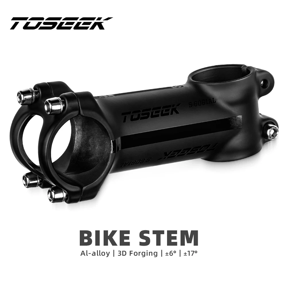 TOSEEK Black Matte Carbon Bike Road Handlebar Sets Bent Bar Stem SeatPost For Cycling Road Bicycle Parts