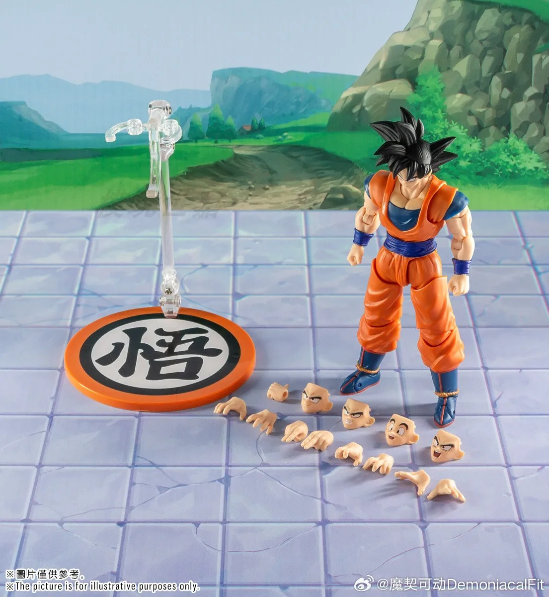 

Экшн-фигурка Dragon Ball Son Goku 3,0 Shf, фигурка демониаля, оригинальная вечная Боевая Taoist, подвижная ПВХ Модель, игрушки, 15 см