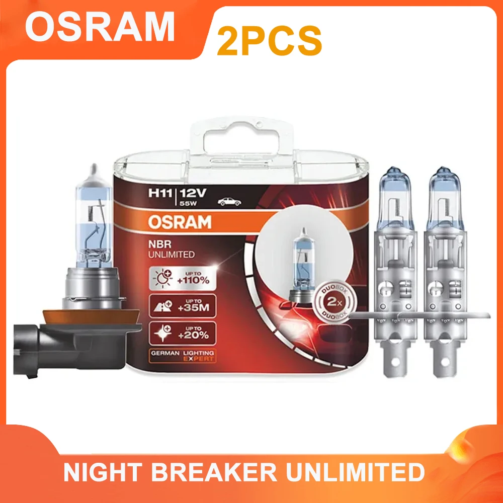 OSRAM H7 3600K 64210NBU 12V55W NIGHT BREAKER UNLIMITED Halogen