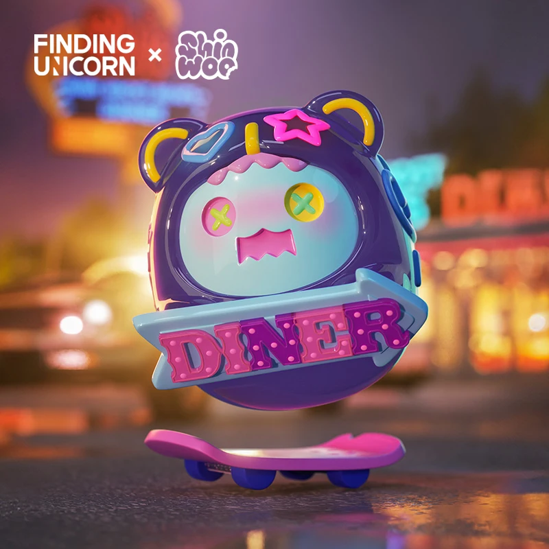 FINDING UNICORN SHINWOO GHOST DINER SERIES BLIND BOX MYSTERY BOX COLLECTION TOY BIRTHDAY GIFT