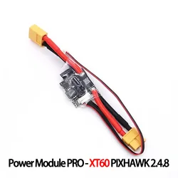Enhanced Power Module PRO with 5.3V DC BEC & XT60/90 Connector for RC Drones, Supports 2S - 12S (XT60 PIXHAWK 2.4.8)