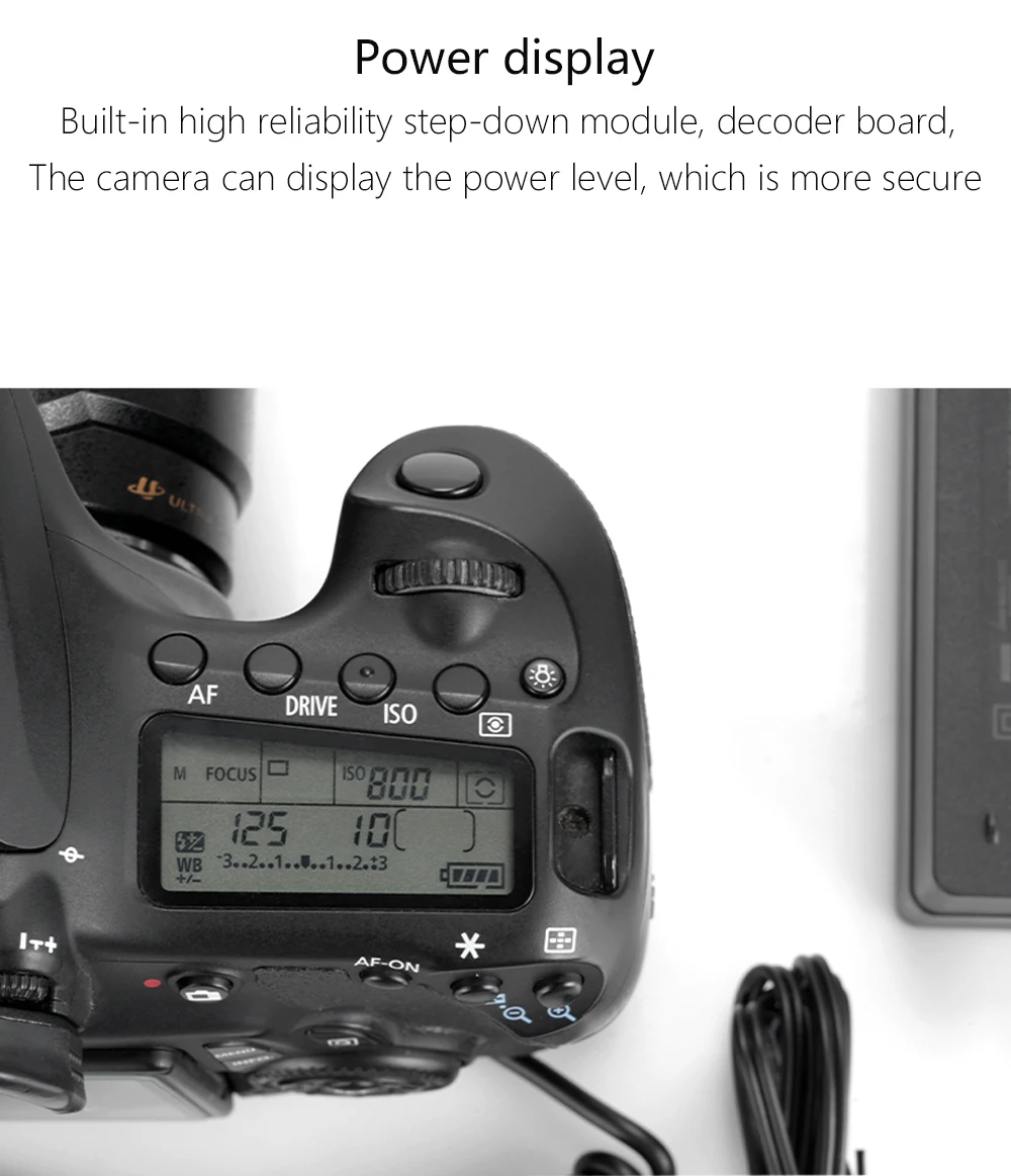 conector para NP-F manequim bateria para sony