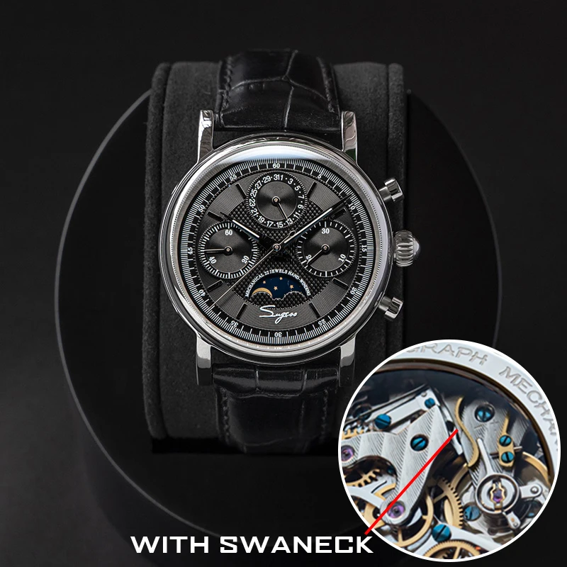 ตัวเลือกสินค้า นาฬิกาผู้ชาย Vintage ฟังก์ชั่น Chronograph พร้อม Moonphase 2023