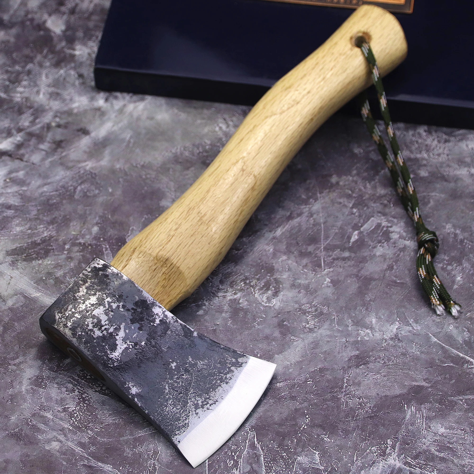 WPKOPYA  Japan imported 440c steel hand forging quenching high hardness tactical axe, forest logging axe, outdoor tool axe 3