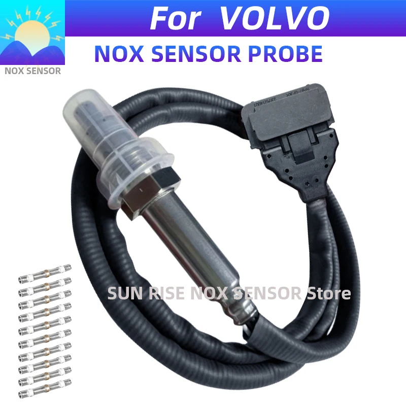 볼보 트럭용 질소 산소 센서 Nox 센서, 볼보 트럭 C70 VN VNL VNM VHD VT 맥 MP7 MP8 D11 D13 D, 5WK97366 22303391 12 V오리지널, 신제품