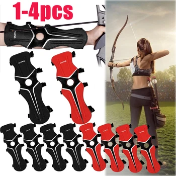 1-4pcs Nylon Arm Guard - Archery Bow Arrow Practice Forearm Protector - Sleeve Archery Accessories t 1