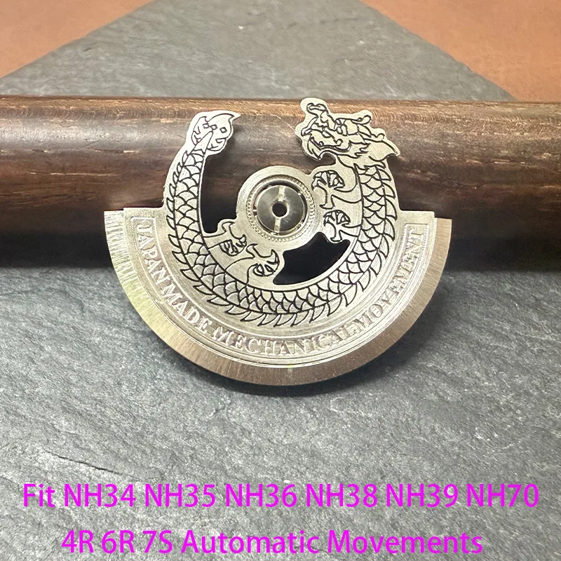 Customized Automatic Hammer Rose Gold Black Blue Silver Gold Watch Rotor Parts