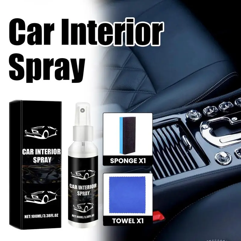 

Car Interior Cleaner Auto Detailing Spray Dashboard Cleaning Agent For Preventing Drying Stain Removal Automobile accessories