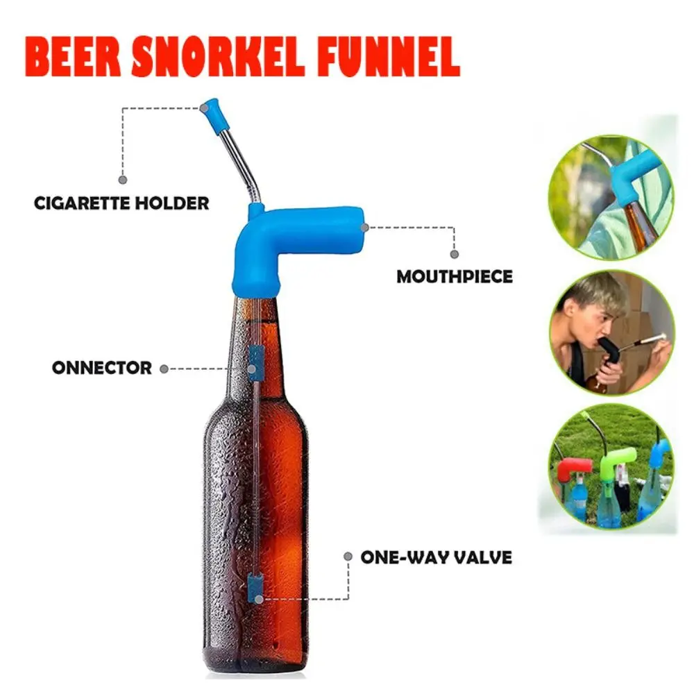 2 in 1 Bar Tools Barware Party Games Bong Funnel Drinking Beer Snorkel 2-in-1-bar-tools-barware-party-games-bong-funnel-drinking-beer-snorkel