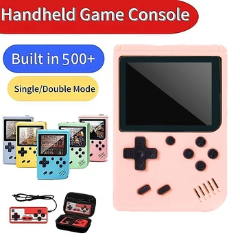 Più 500 giochi classici integrati Lettori di giochi portatili per bambini per la ricarica dell'emulatore di uscita Gameboy può essere collegata alla TV