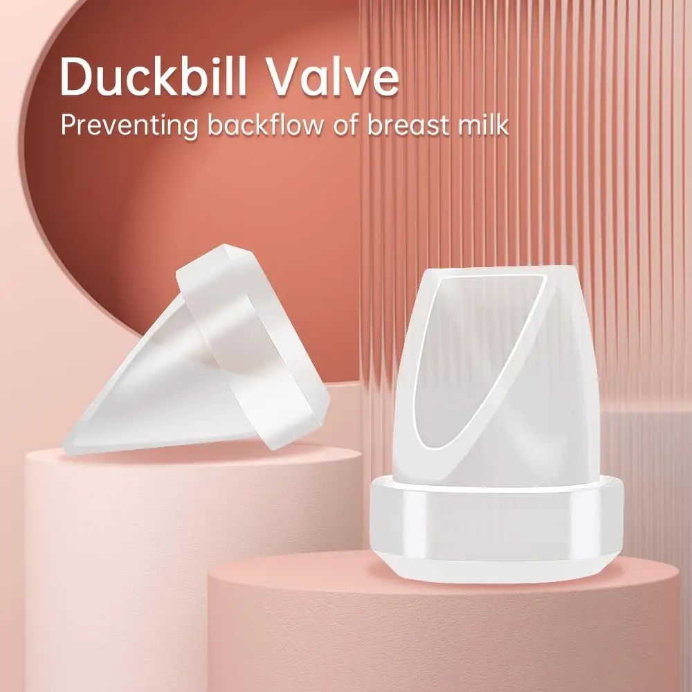 Duckbill Valves 12mm Compatible with M5 Wearable Breast Pump Replacement Pump Parts Accessories for M5 Breast Pump
