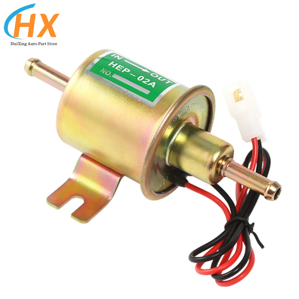 Universal 12V HEP-02A Fuel Transfer Pump Inline Electric Low Pressure Fuel  Pump Gas Fuel Pump - AliExpress