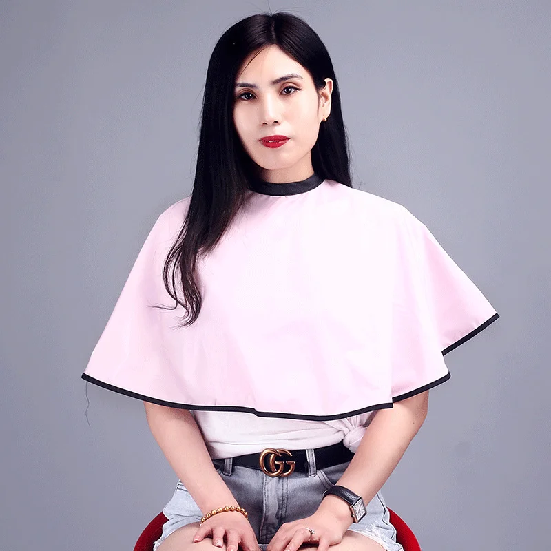 

Hairdresser's Cape Cut Hairdressing Umbrella Salon Apron Hairdressing Custom Beauty Shop Makeup Short Apron Logo Hair Dyed Bib