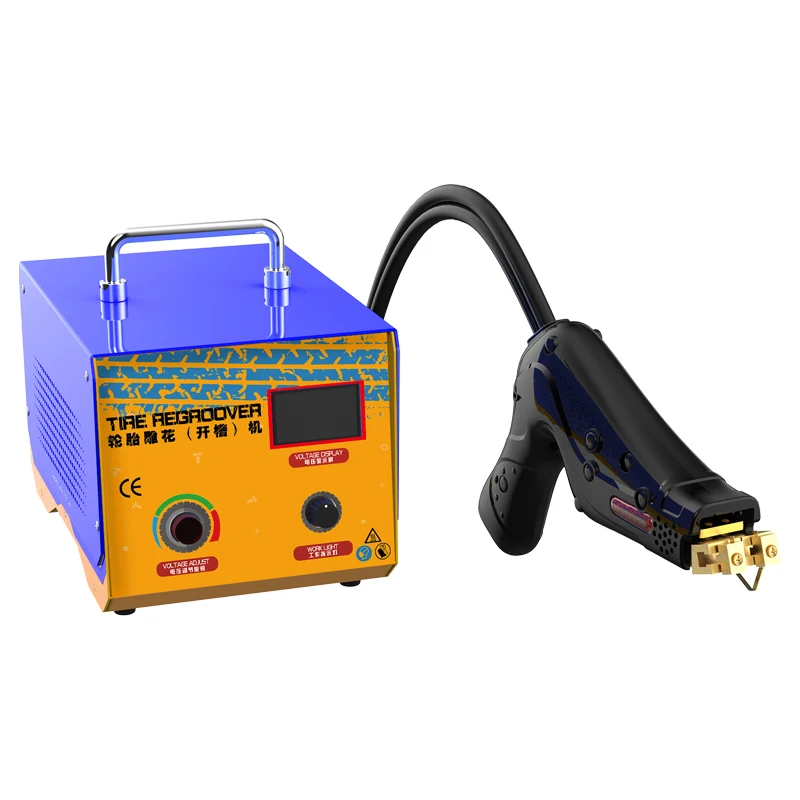 

Portable Car Rubber Tire Engraving Machine Handheld Car Tire Repair Machine Used Tire Retreading Equipment 1000W