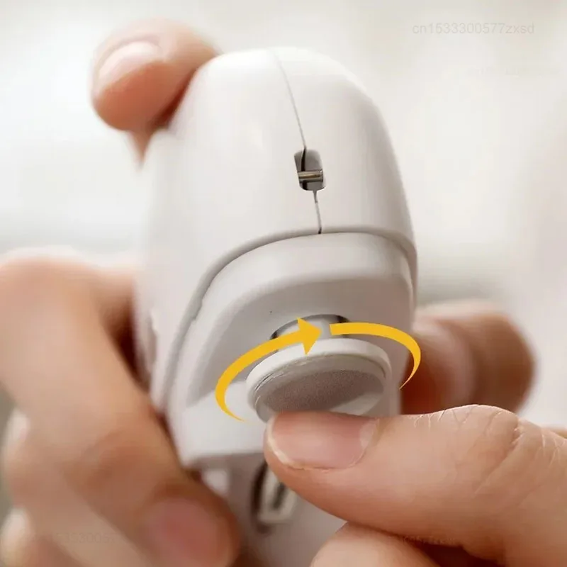 Xiaomi Electric Nail Clippers Automatic Edge Trimming Polishing Safety Fast Illuminatable Mini Portable Adult Baby Trimmer Nail