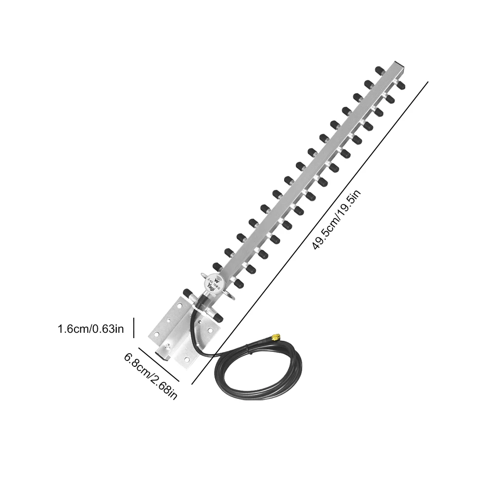 Antenne WiFi Yagi 2.4Ghz 25dBi RP-SMA Haute Gain Directionnelle