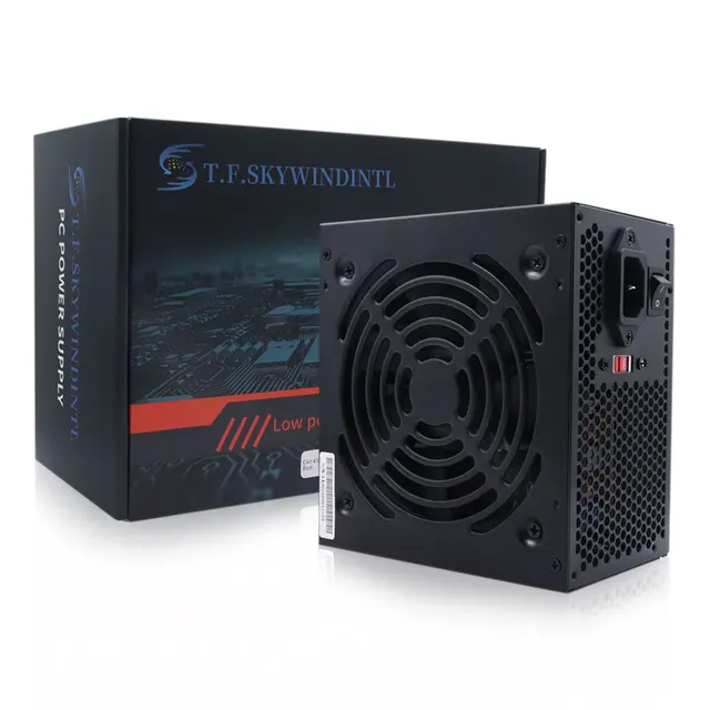 700W PC PSU แหล่งจ่ายไฟหน่วยสีดํา Gaming Quiet 120 มม.พัดลม 24pin 12V ATX คอมพิวเตอร์เดสก์ท็อปแหล่งจ่ายไฟสําหรับ BTC 1