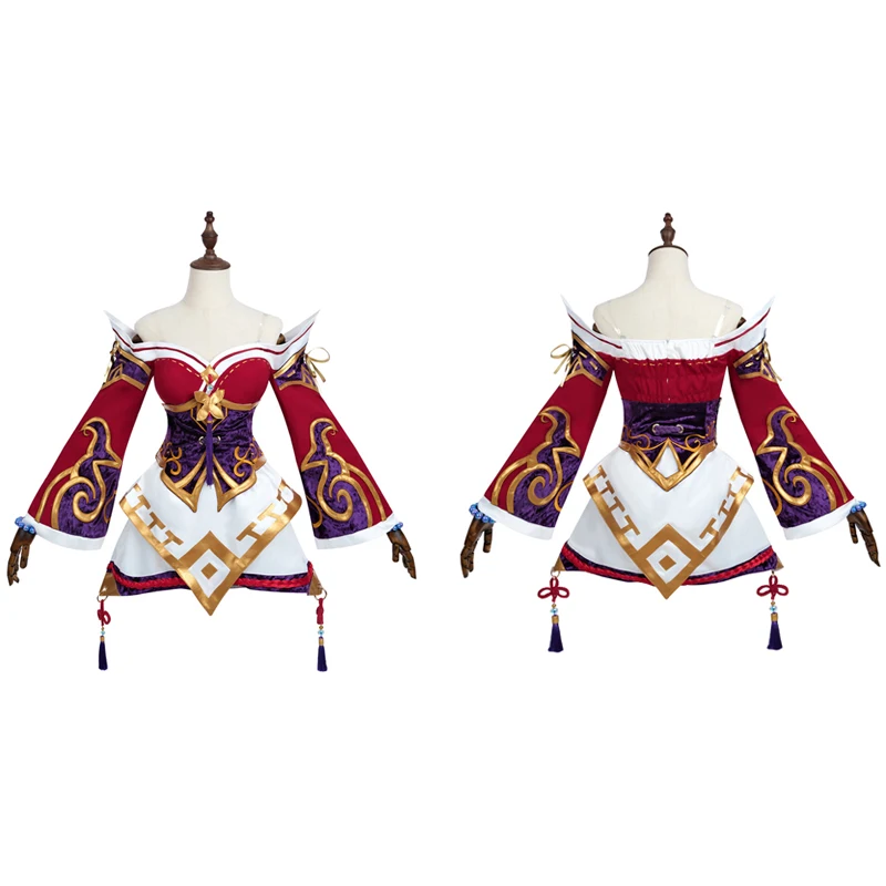 Ahri Nine Tails Cosplay Costume for Women